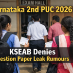 Karnataka 2nd PUC 2026 Question Paper Leak Denied by KSEAB
