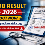 PMB Result 2026 OUT at pmbkarnataka.org