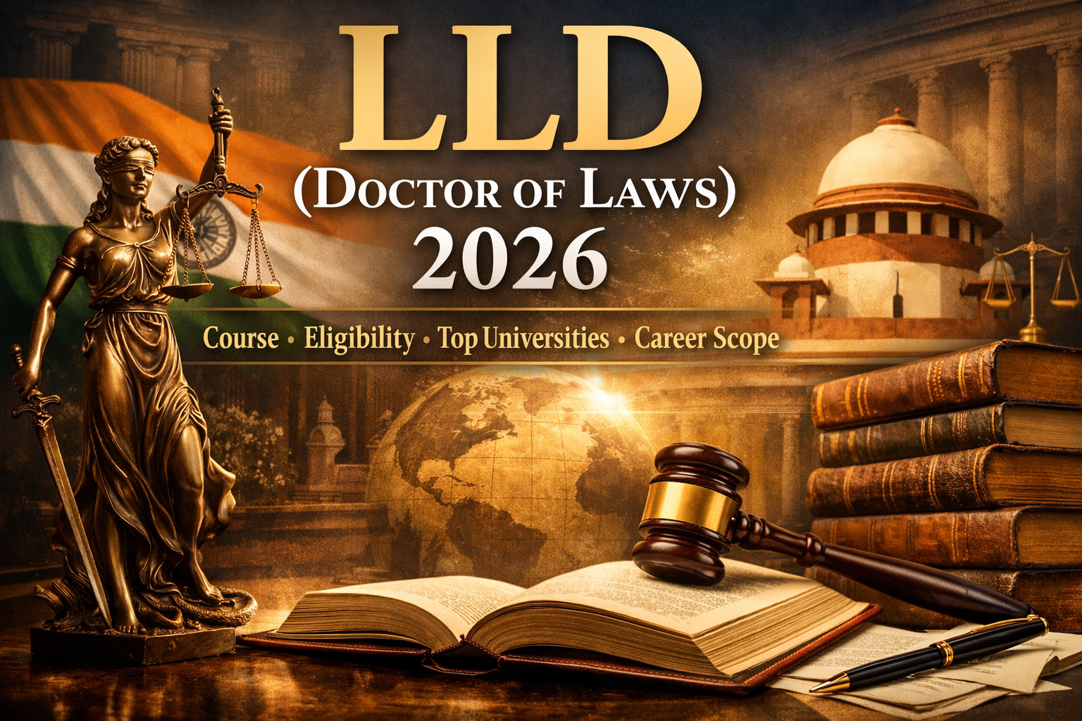 LLD (Doctor of Laws) 2026: Course, Eligibility, Top Universities & Career Scope India
