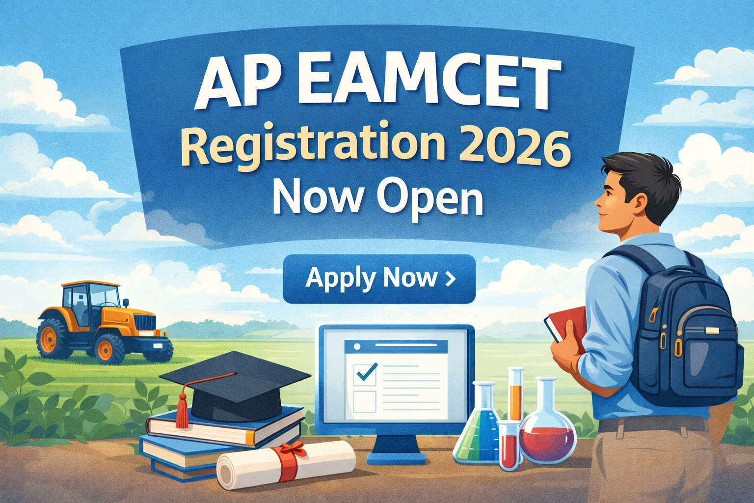 AP EAMCET Registration 2026 Begins