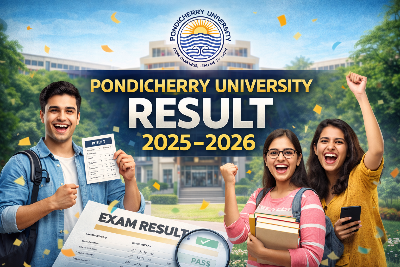 Pondicherry University Result 2025-2026