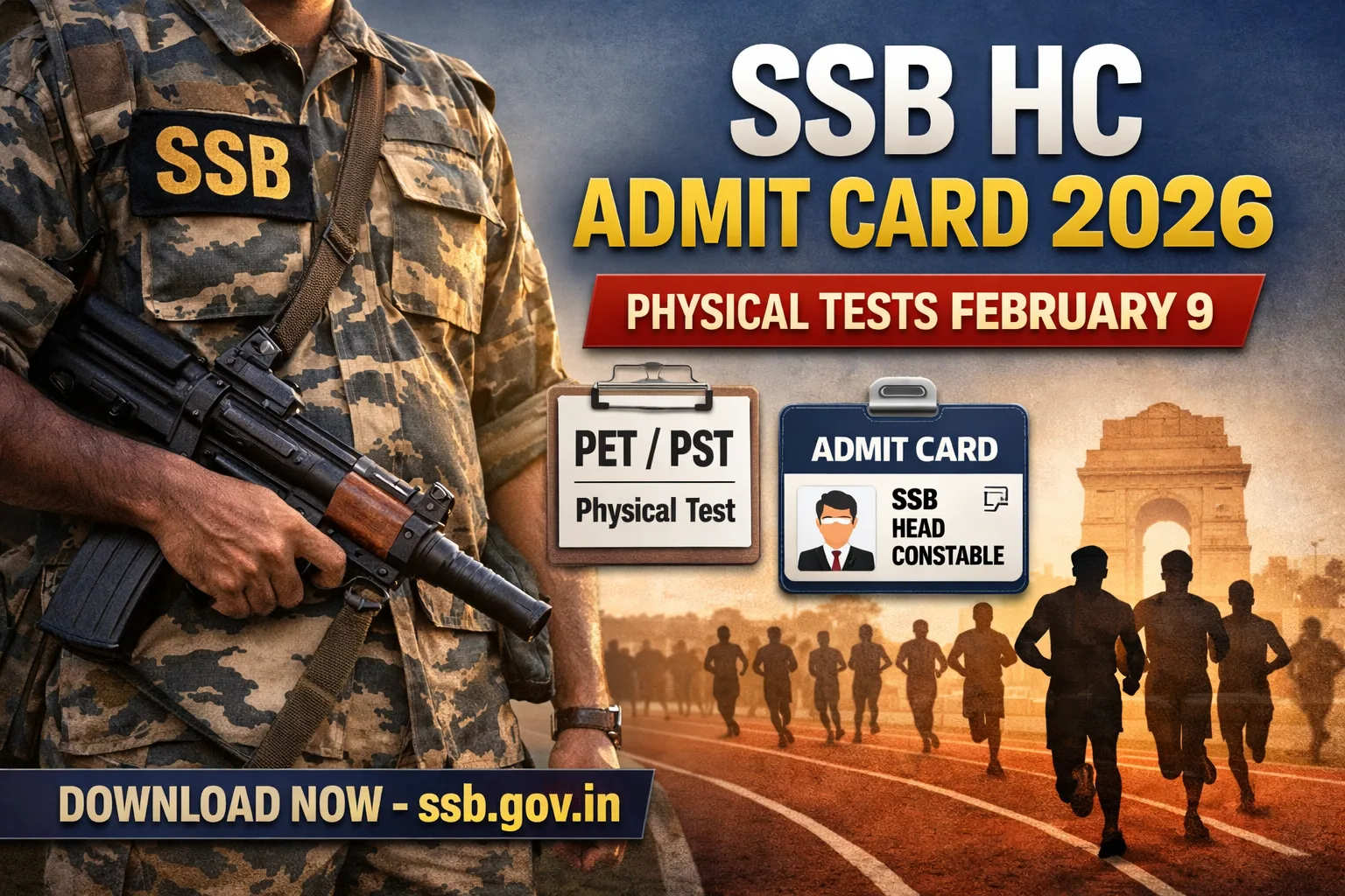 SSB HC Admit Card 2026