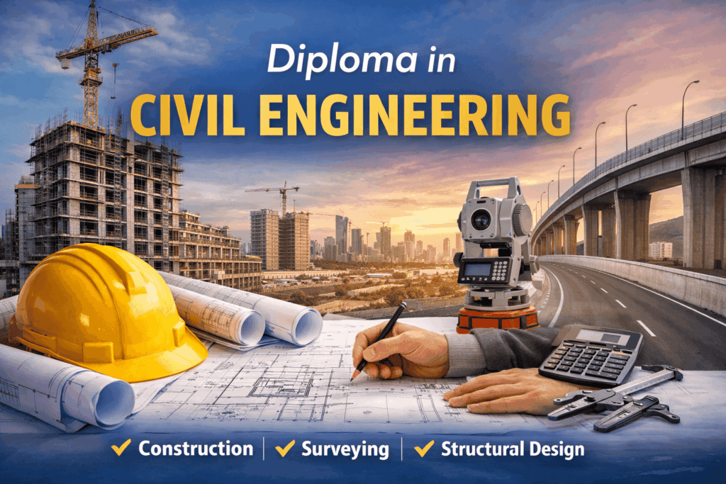 Diploma in Civil Engineering 2026: Course, Colleges, Fees, Eligibility & Career Scope India