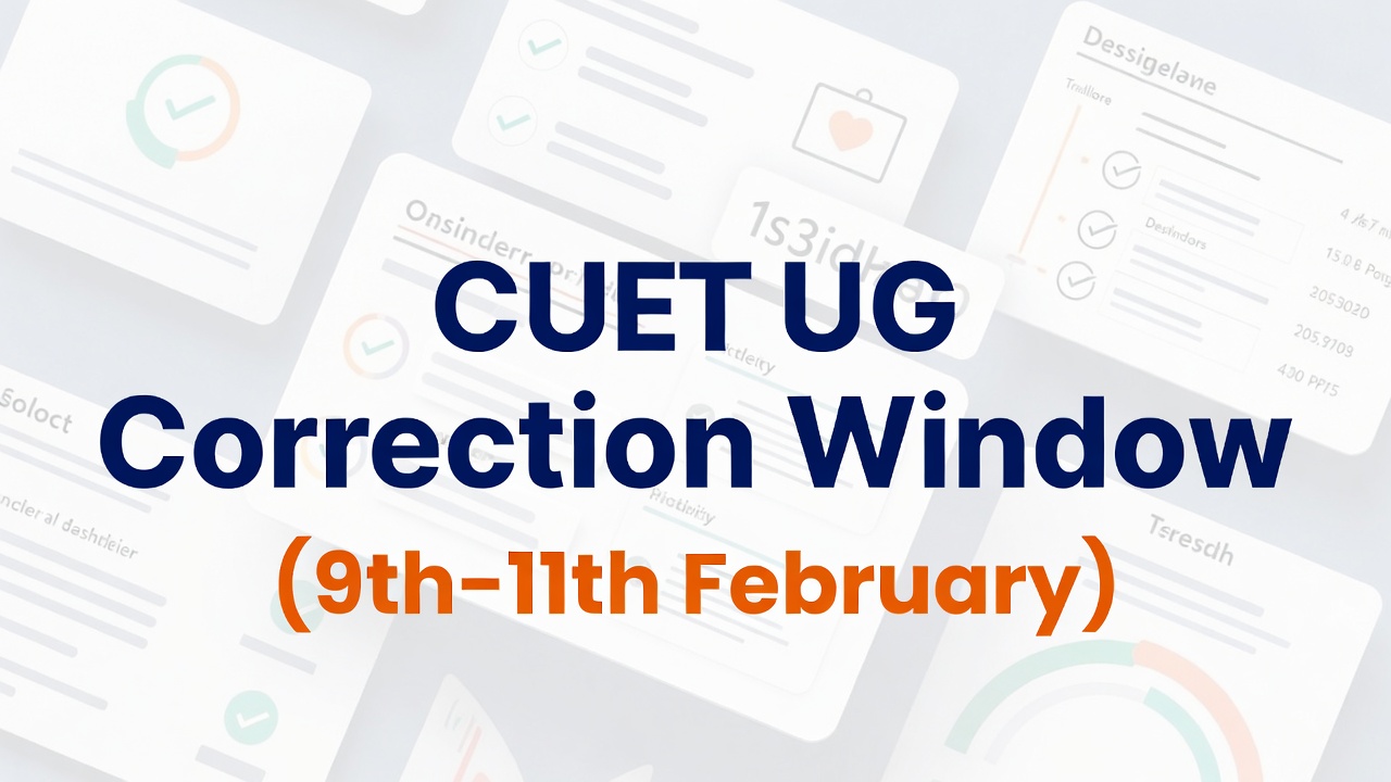 CUET Correction Window Opens
