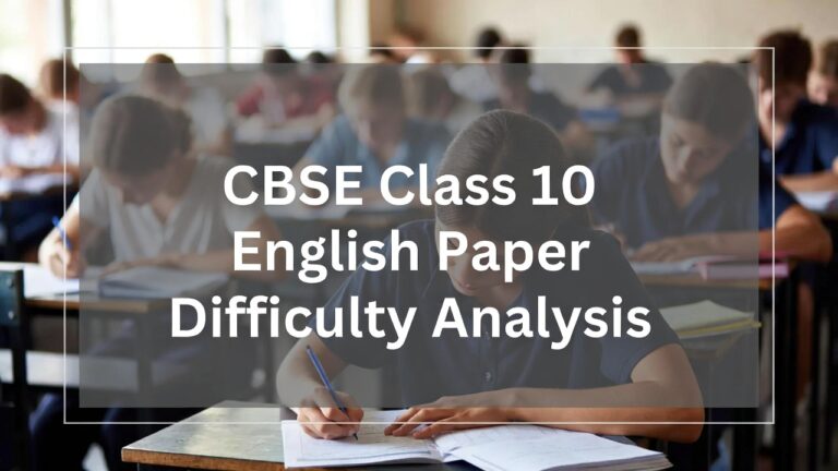 CBSE 10th English Analysis