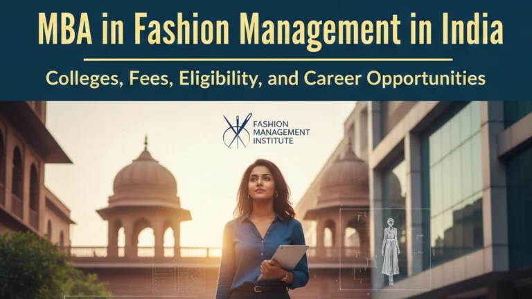 MBA in Fashion Management in India: Colleges, Fees, Eligibility, and Career Opportunities