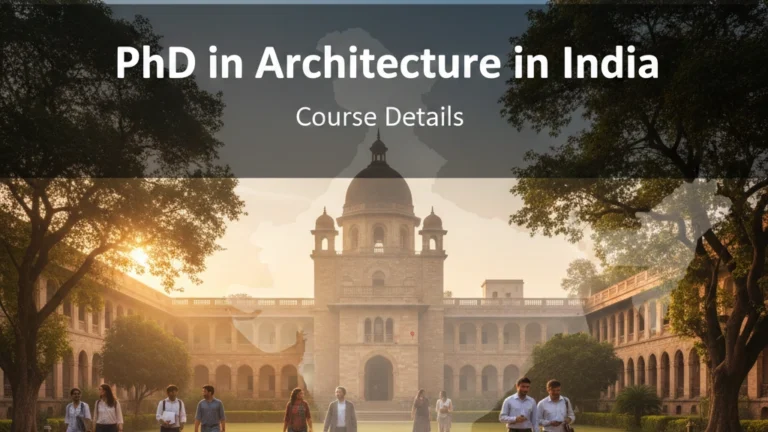 PhD in Architecture in India: Colleges, Fees, Eligibility, and Career Paths