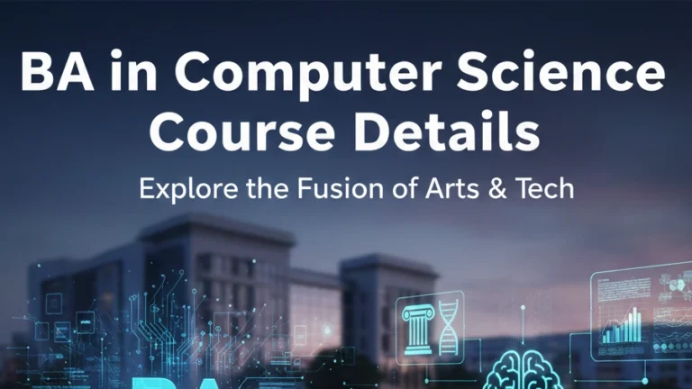 BA in Computer Science Course Details