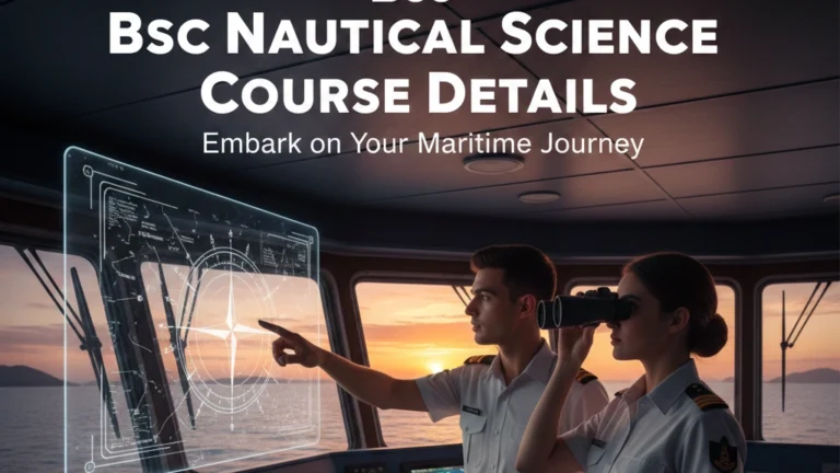 BSc Nautical Science 2026: Course, Colleges, Fees, Eligibility & Merchant Navy Career India