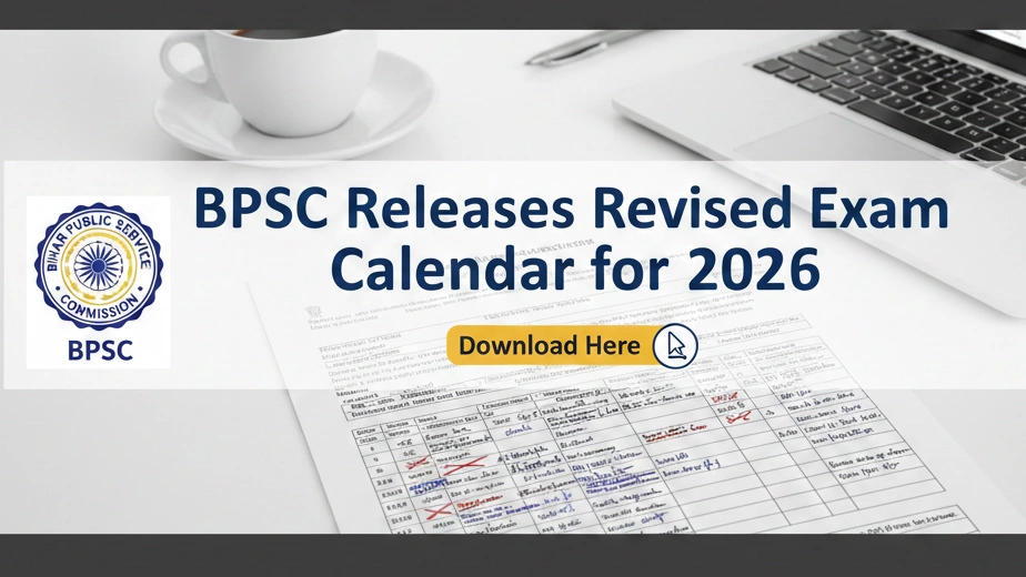 BPSC Releases Revised Exam Calendar for 2026