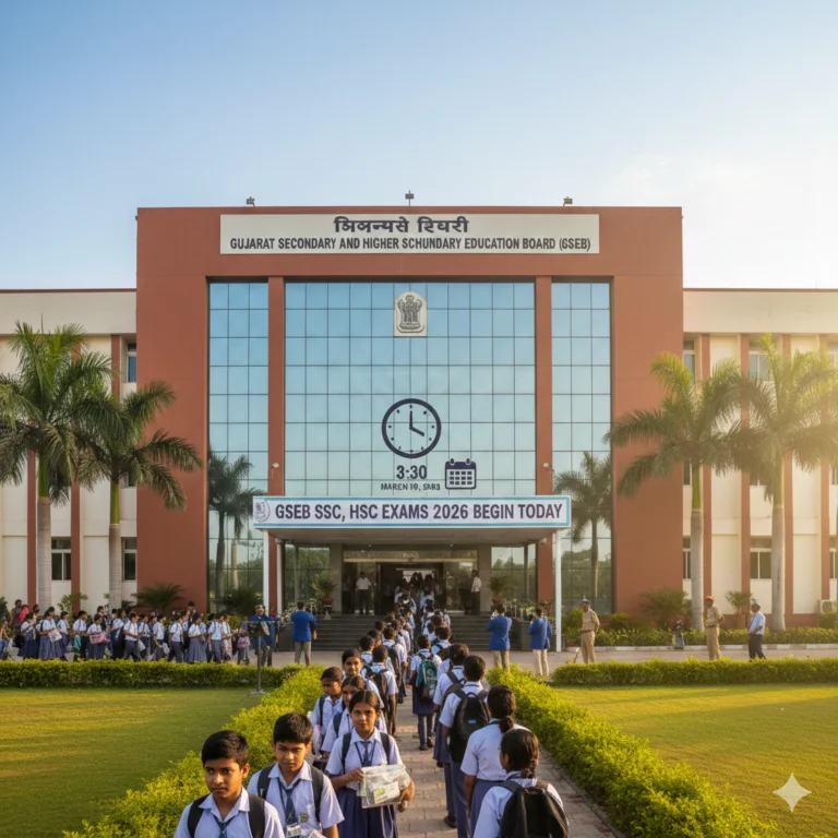 GSEB SSC, HSC Exams 2026 Begin Today
