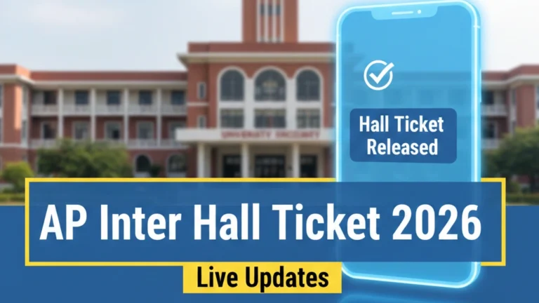 AP Inter Hall Ticket 2026 Live Updates