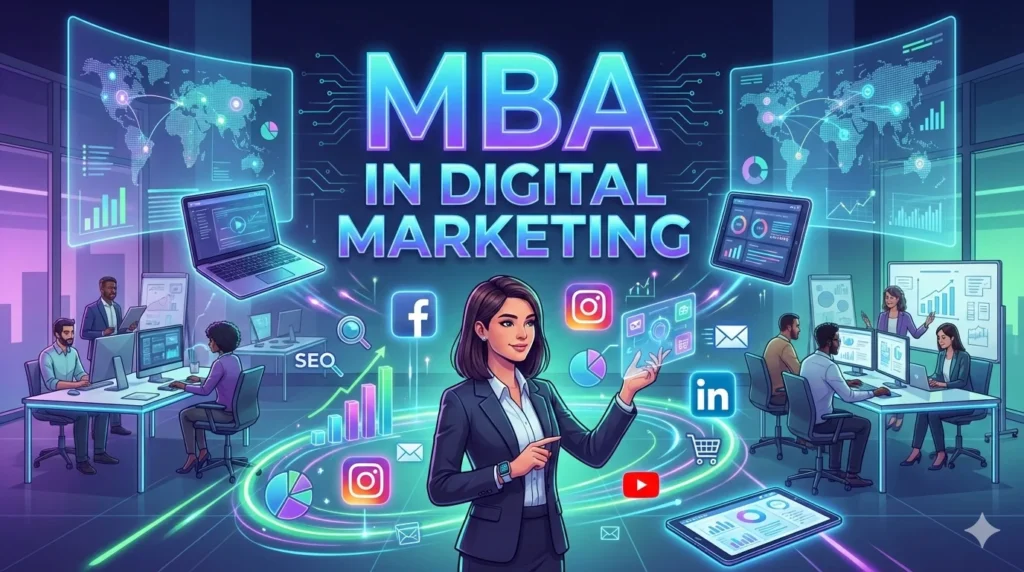MBA in Digital Marketing in India: Colleges, Fees, Syllabus, and Career Opportunities