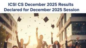 ICSI CS December 2025 Results Declared for December 2025 Session; Download CS Executive and Professional Result & Scorecard Here