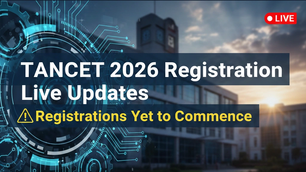 TANCET 2026 Registration Live Updates
