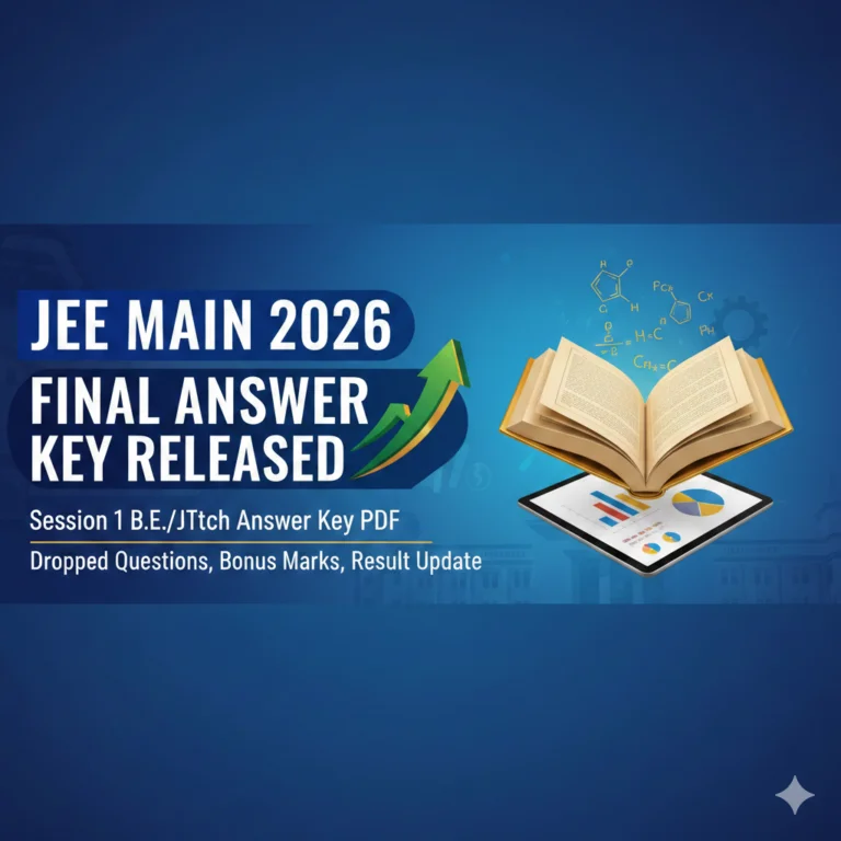 JEE Main 2026 First Session Answer Key Released
