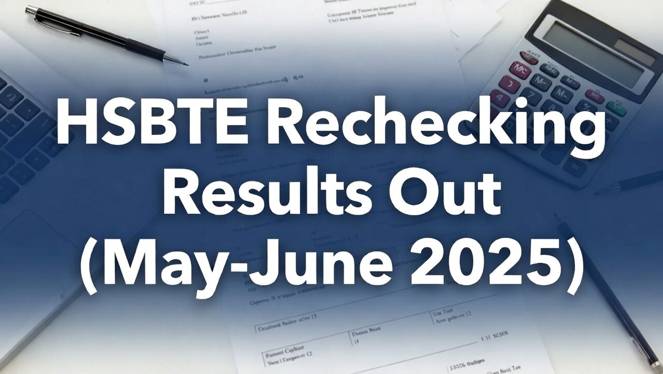 HSBTE Rechecking Results Declared