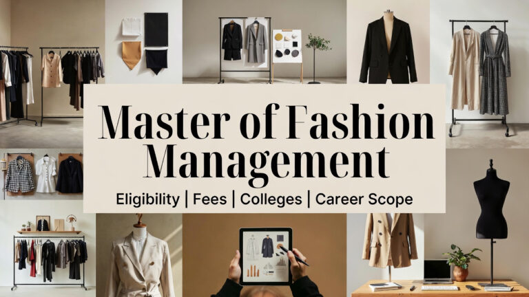 Master of Fashion Management: Courses, Colleges, Fees, and Career Opportunities in India