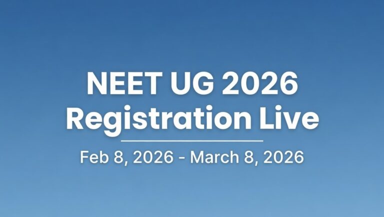 NEET UG Registration 2026