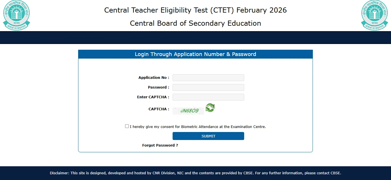 CTET 2026 admit card