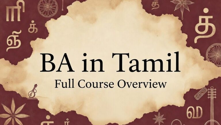 BA in Tamil