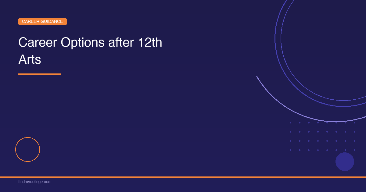 Career Options After 12th Arts – Top Colleges & Courses with Eligibility 2026 - FindMyCollege