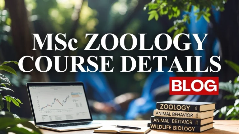 MSc Zoology Course Details