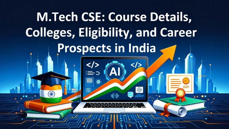 M.Tech CSE: Course Details, Colleges, Eligibility, and Career Prospects in India