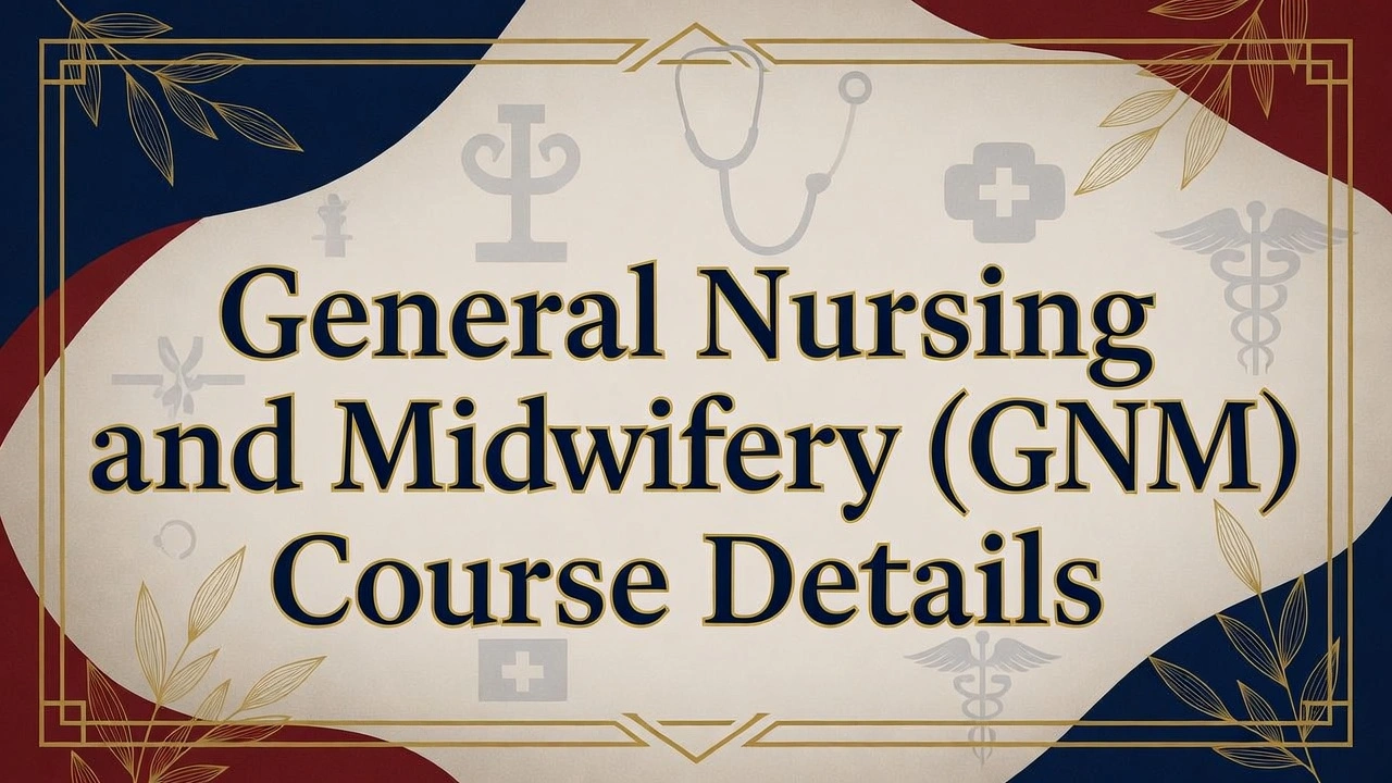 General Nursing and Midwifery (GNM) Course Details,