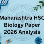 create me the feature image for my blog titled: Maharashtra HSC Biology Paper 2026 Analysis
