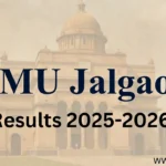 NMU Jalgaon Results 2025-2026