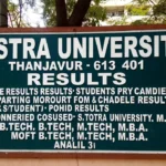 SASTRA University Results
