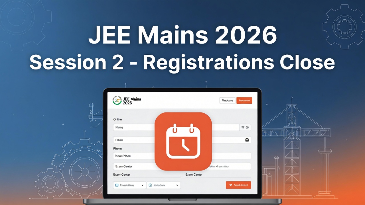 JEE Mains 2026 Registration Session 2
