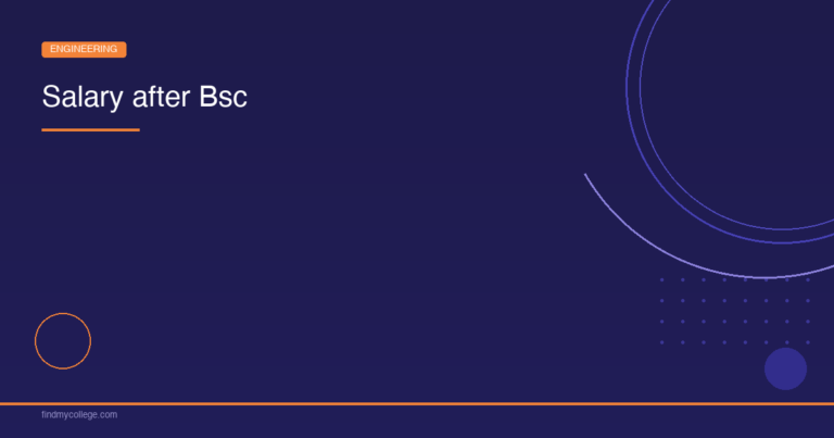 Salary After BSC – Top Companies & Role Wise Salary & Top Colleges with Placements 2026 - FindMyCollege