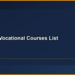 2 Years Vocational Courses List