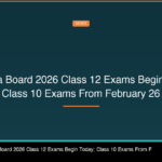 Haryana Board 2026 Class 12 Exams Begin Today; Class 10 Exams From February 26