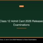 HPBOSE Class 12 Admit Card 2026 Released for Board Examinations