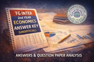 TG Inter 2nd Year Economics Answer Key 2026 Released: Check Unofficial Key and Question Paper Analysis