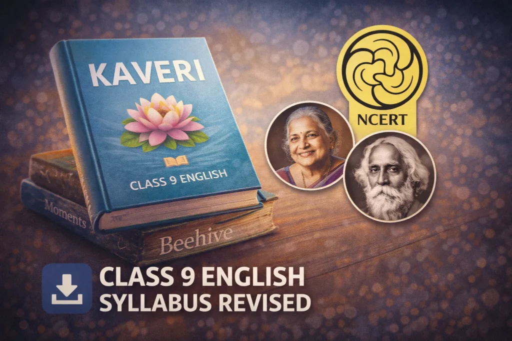 NCERT Class 9 English Syllabus 2026 Revised: New Textbook to Feature Sudha Murty and Tagore