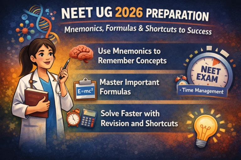 NEET UG 2026 Preparation: Why Mnemonics, Formulas and Shortcuts Can Help Aspirants Score Higher - FindMyCollege