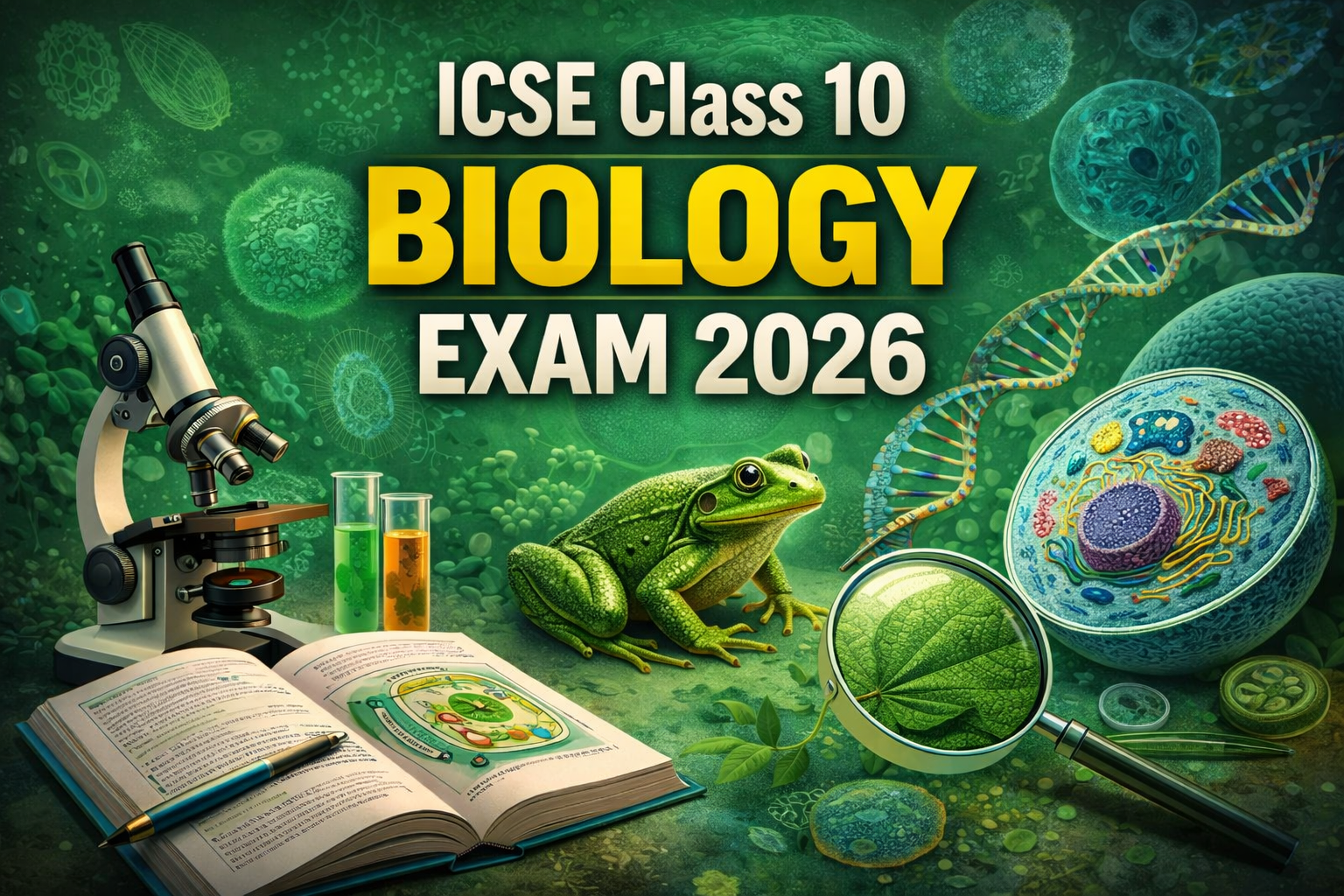 ICSE Class 10 Biology Exam 2026