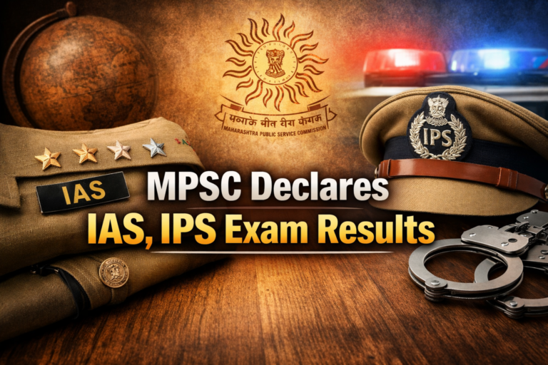 MPSC Declares IAS,IPS Exam Results