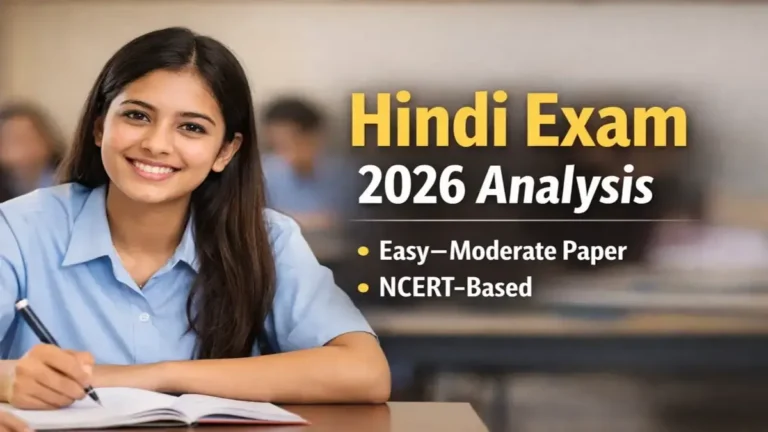 CBSE Class 12 Hindi Exam Analysis 2026