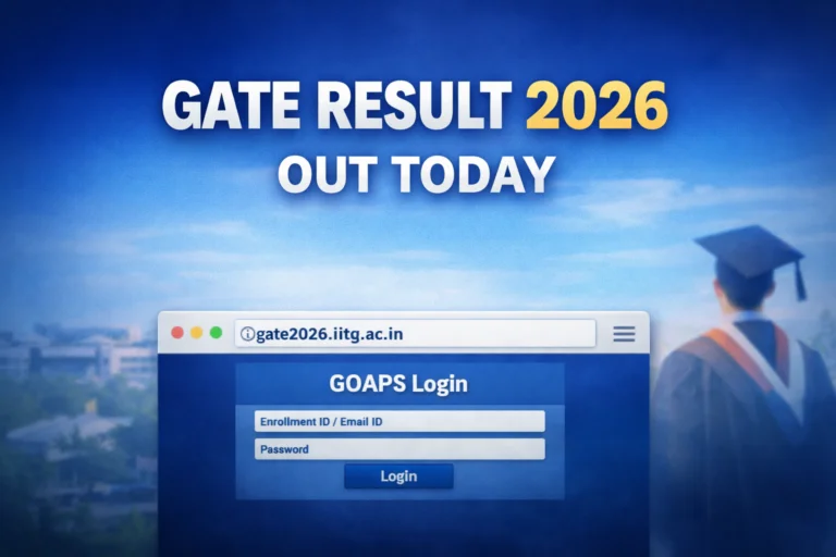 GATE Result Out Today: Check Scorecard, Cutoff, Toppers & Direct Link