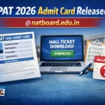 GPAT 2026 Admit Card Download (Out Today) @natboard.edu.in Live Updates: Direct Hall Ticket Link