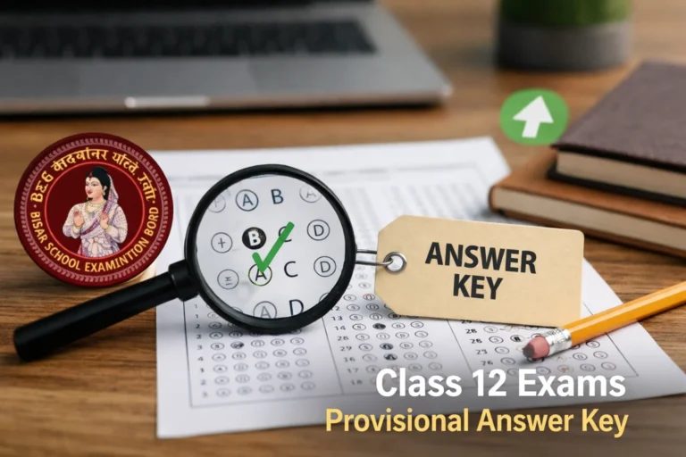 Bihar Board Releases Provisional Answer Key for Class 12 Intermediate Exam 2026