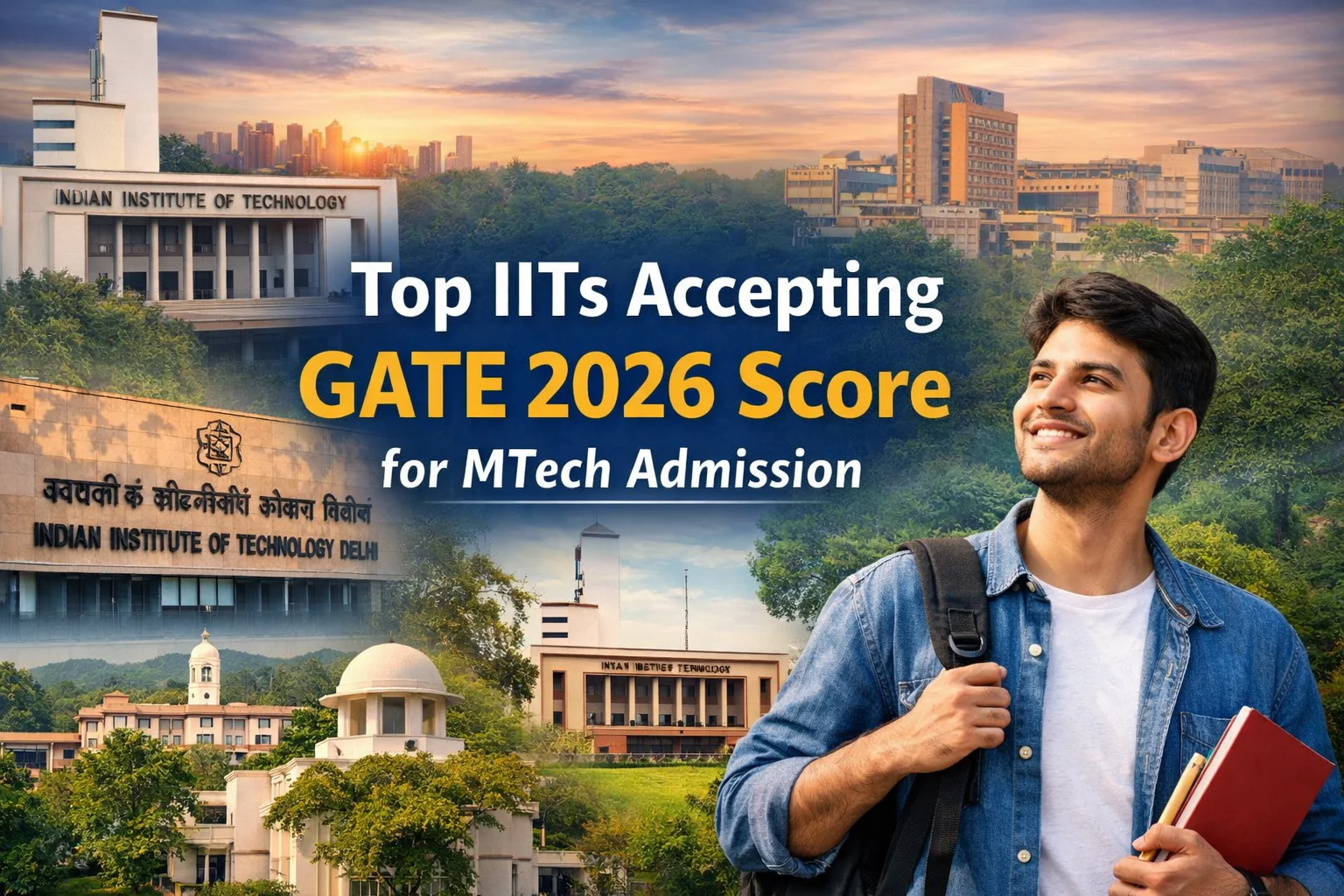 Top IITs Accepting GATE 2026 Score for MTech Admission