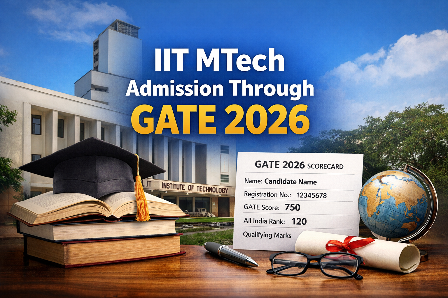 IIT MTech Admission Through GATE 2026
