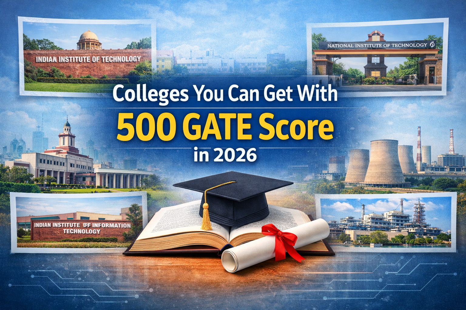 Colleges You Can Get With 500 GATE Score in 2026