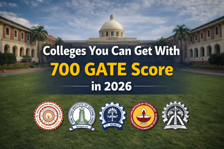 Colleges You Can Get With 700 GATE Score in 2026